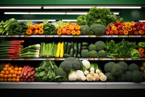鮮活生機(jī)的視覺盛宴 農(nóng)產(chǎn)品新鮮蔬菜貨架攝影的藝術(shù)與價值